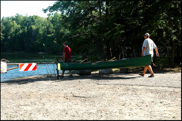 canoe launching